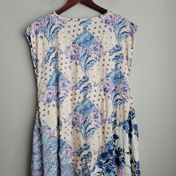 Free People Desert Flower Patched Maxi Dress size S NWT - Picture 12 of 12